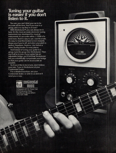 Vtg 1970s conn strobotuner - 1970s,